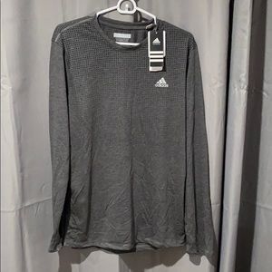 Grey long sleeve adidas shirt